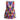 A colorful diamond pattern sequined dress is shown.