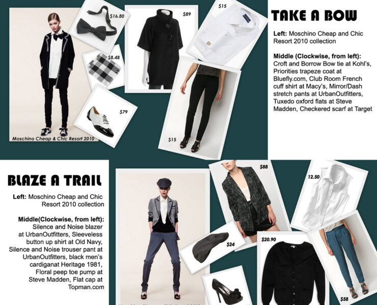 A collage of men 's clothing and accessories.