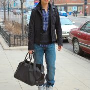 Silver Dior Sneakers in the South Loop