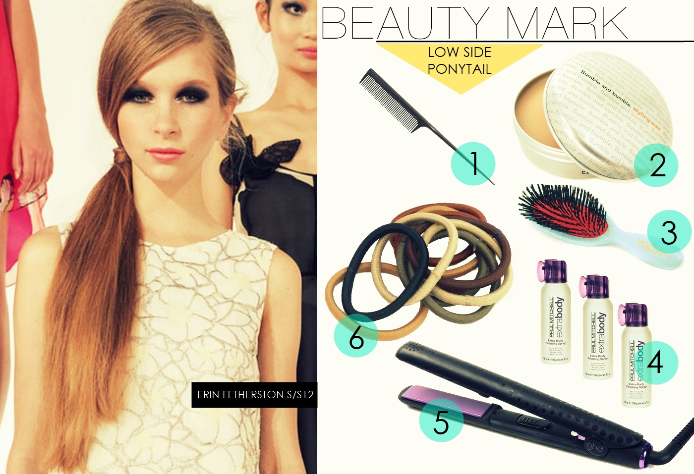 5 Steps to Your Summer Hair Style - The Low Side Ponytail